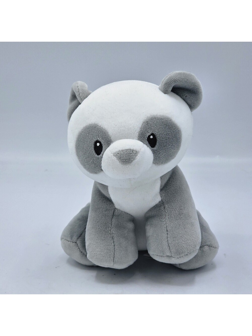 Baby Ty Collection Mittens the Panda Bear Plush Grey/White Stuffed Animal Stuffy